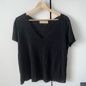 Project Social T Textured Knit V Neck
